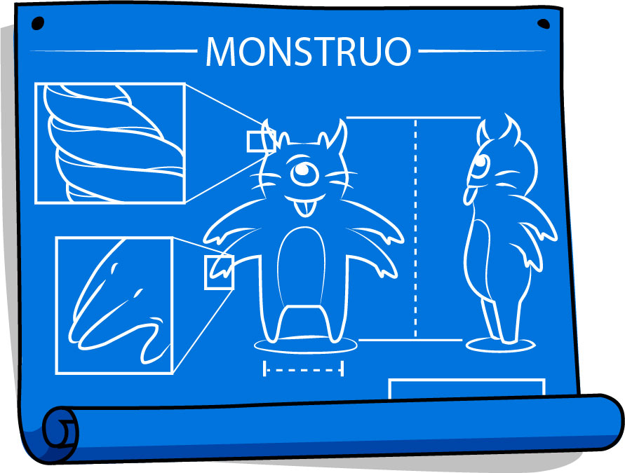 instrucciones para construir monstruo