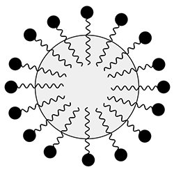 sapone micella, a sort of oil bubble that may have been a precursor to cells