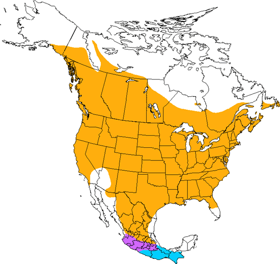 bird range map