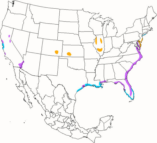 bird range map