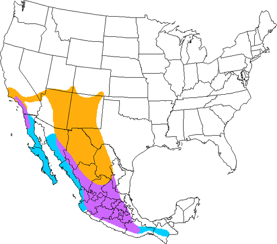 bird range map