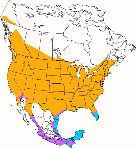 bird range map