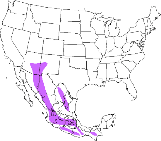 bird range map