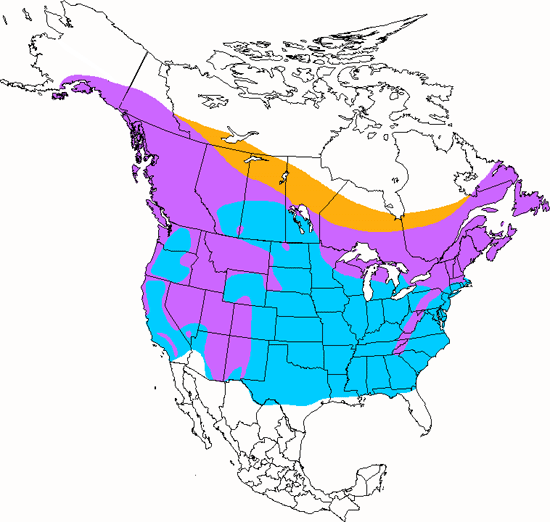 bird range map