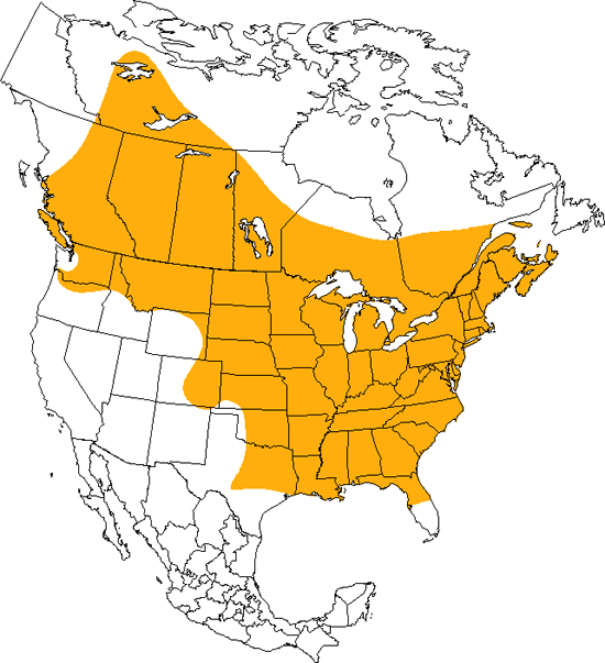 bird range map