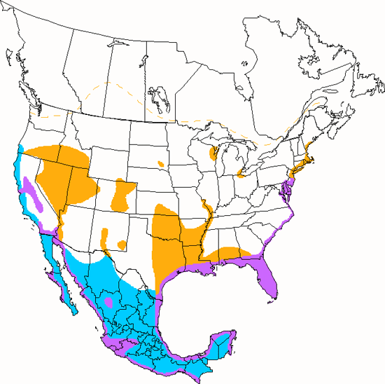 bird range map