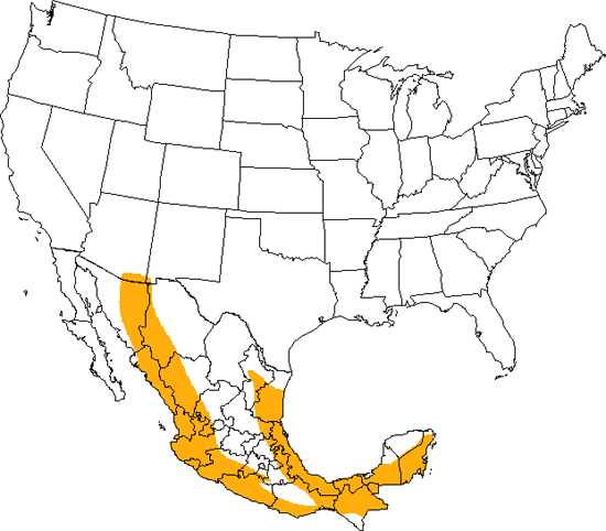 bird range map