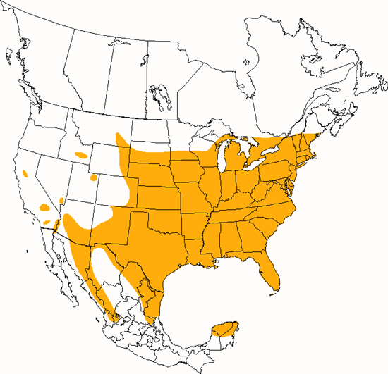 bird range map