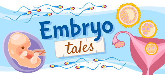 An illustration for "embryo tales" stories about embryology