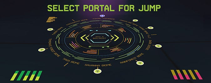 Image of the new biome portal