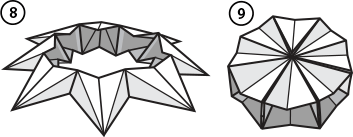 Origami protein channel