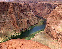 cañón con agua dulce