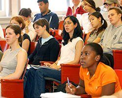 students in class