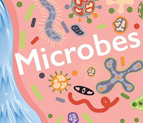 Microbe cartoon drawing